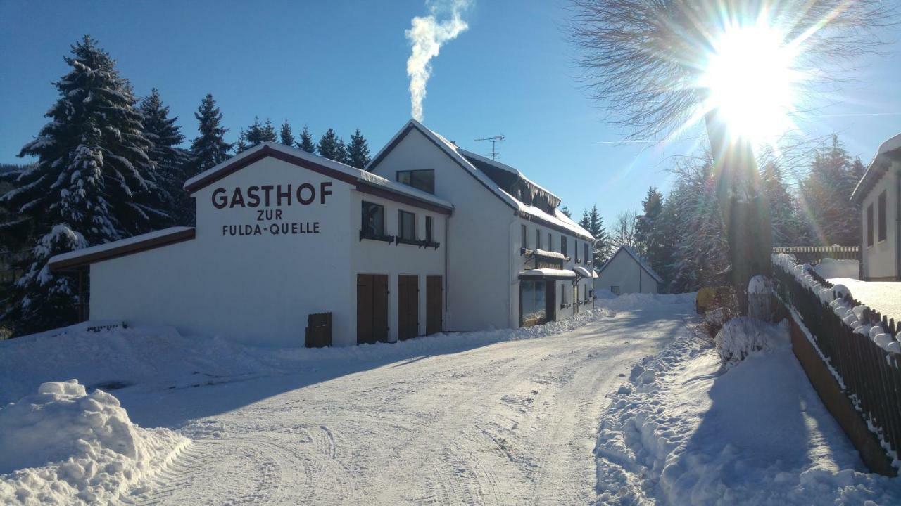 Hotel Berghof Wasserkuppe & Gaestehaus Fuldaquelle Gersfeld Ngoại thất bức ảnh